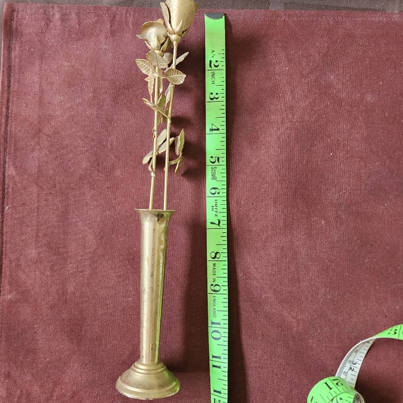 Ted Arnold Elegant Gold Rose Sculpture - Picture 5 of 16